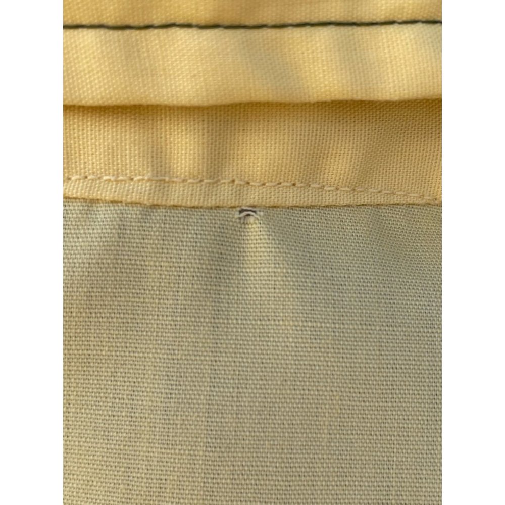 Vintage 1970s Yellow Zip Front Casual dress Front Pocket size L - Picture 5 of 15
